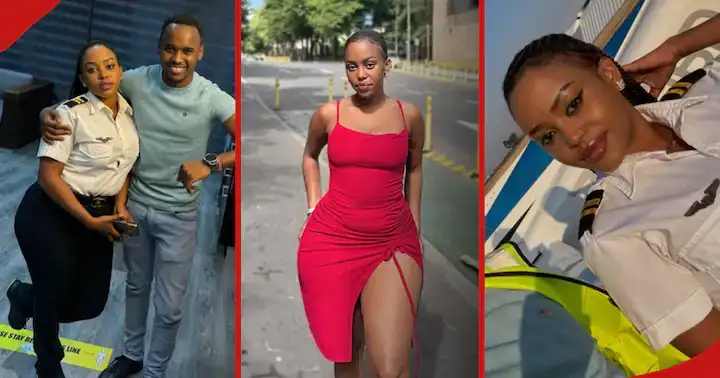 Mu mafoto reba ikimero cya Huguette Umuhoza, umupilote w'umunyarwandakazi ukomeje kuvugisha abatari bake